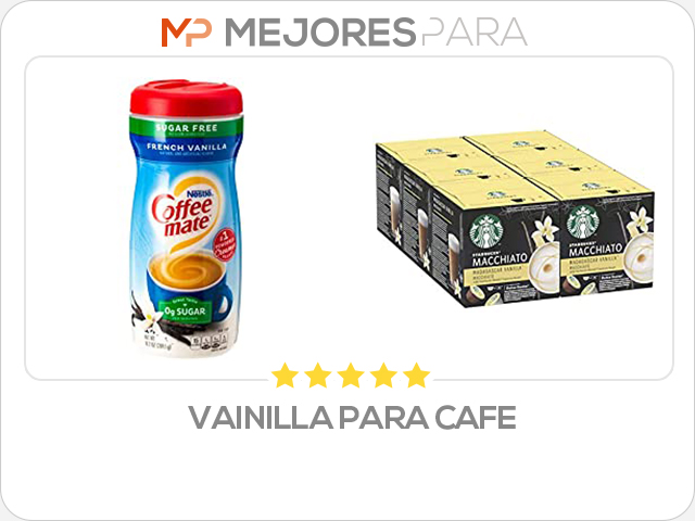 vainilla para cafe