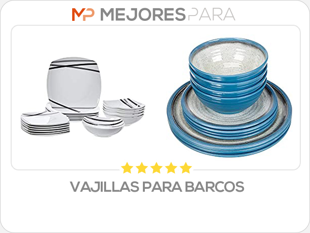 vajillas para barcos