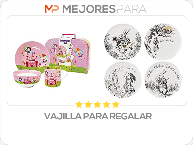 vajilla para regalar