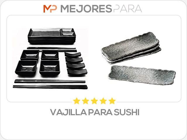 vajilla para sushi