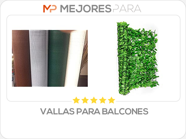 vallas para balcones