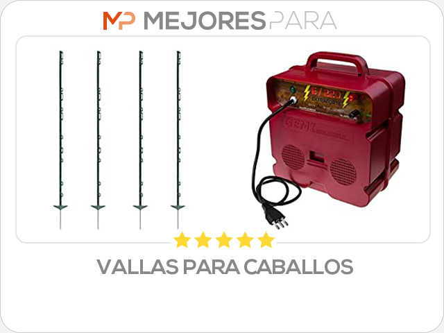 vallas para caballos