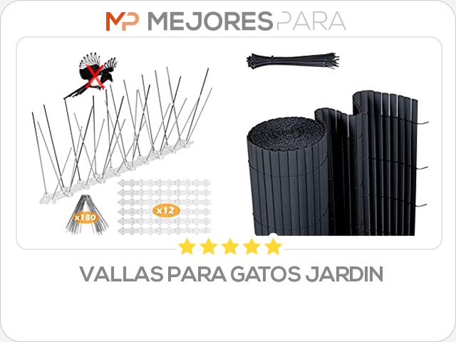 vallas para gatos jardin