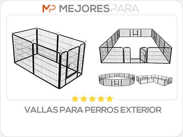 vallas para perros exterior