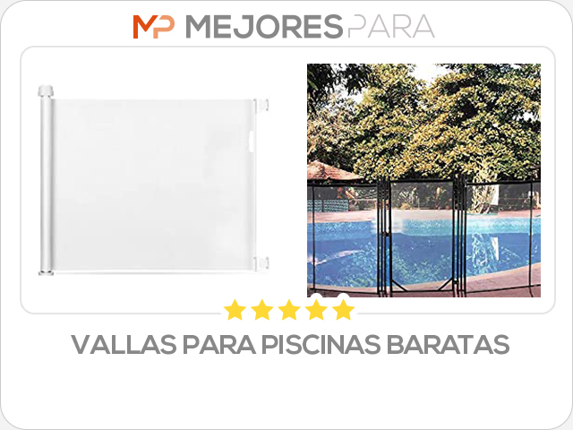 vallas para piscinas baratas