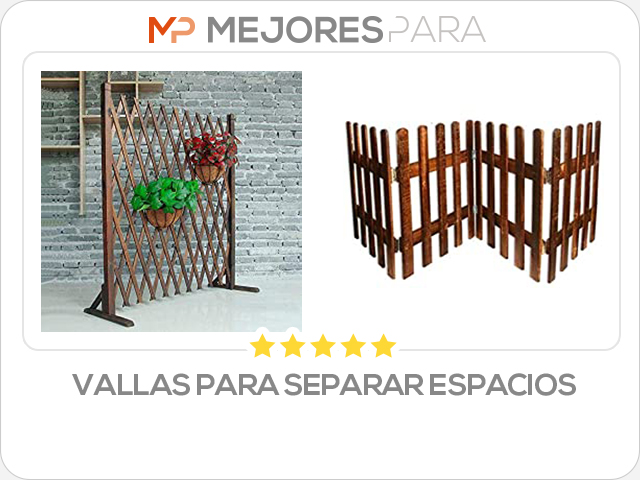 vallas para separar espacios