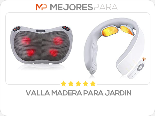 valla madera para jardin