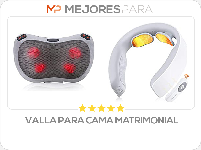 valla para cama matrimonial