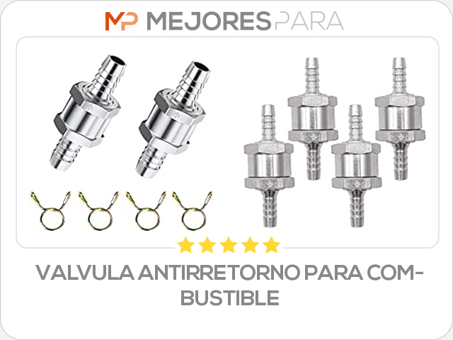 valvula antirretorno para combustible