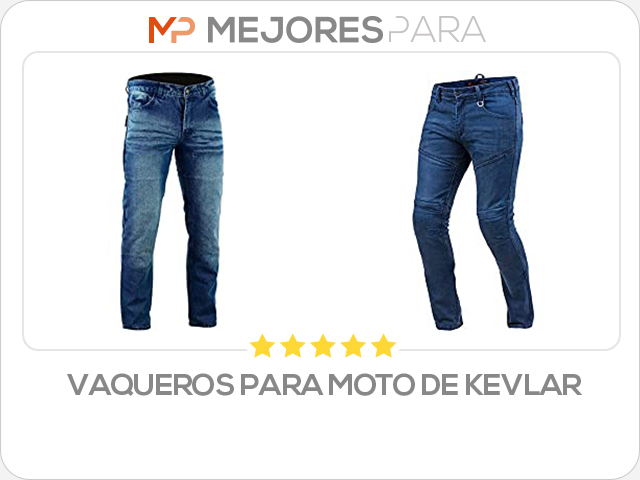 vaqueros para moto de kevlar