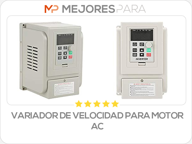 variador de velocidad para motor ac