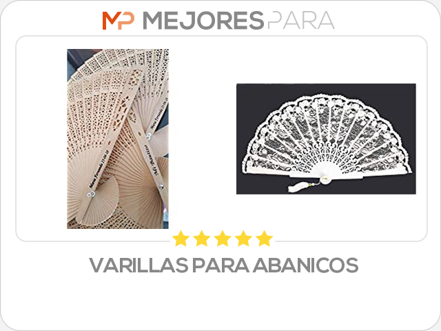 varillas para abanicos