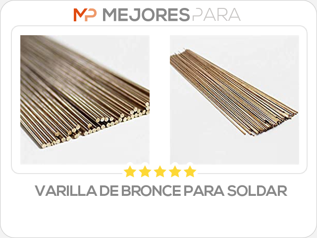 varilla de bronce para soldar