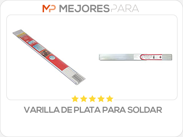 varilla de plata para soldar