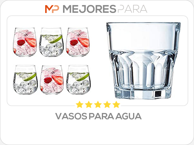 vasos para agua