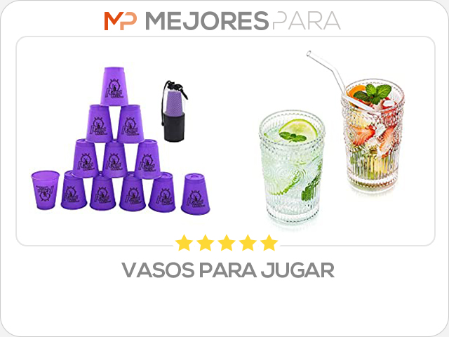 vasos para jugar