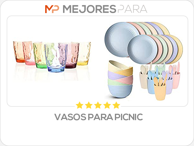 vasos para picnic