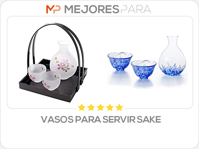 vasos para servir sake