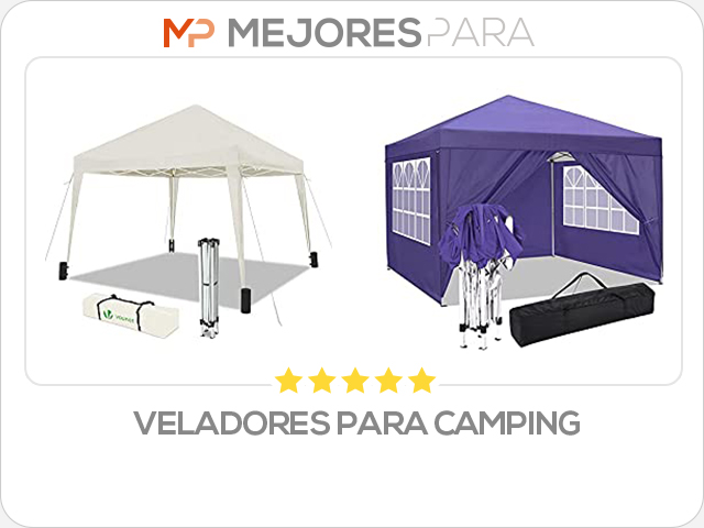 veladores para camping