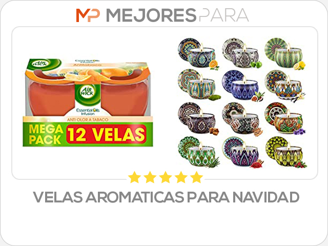 velas aromaticas para navidad