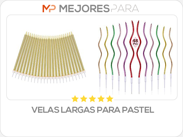 velas largas para pastel