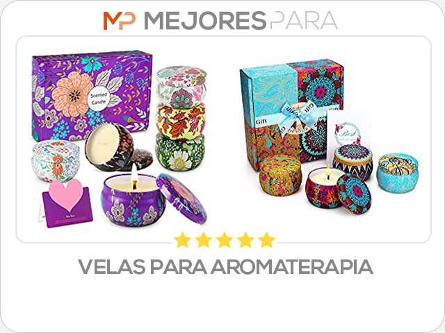 velas para aromaterapia