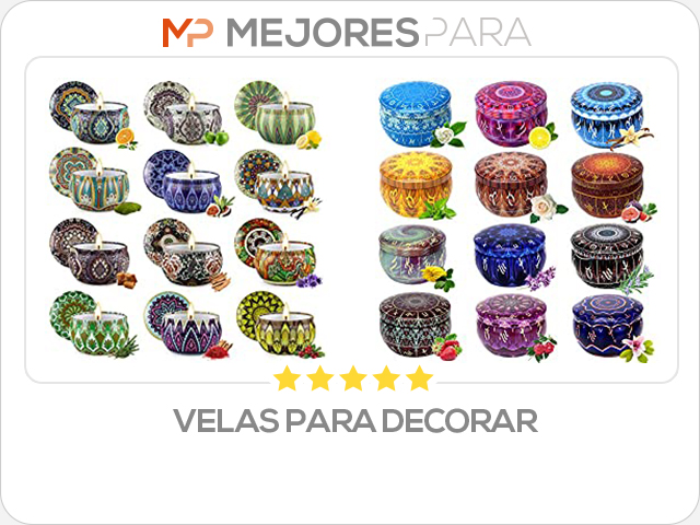 velas para decorar