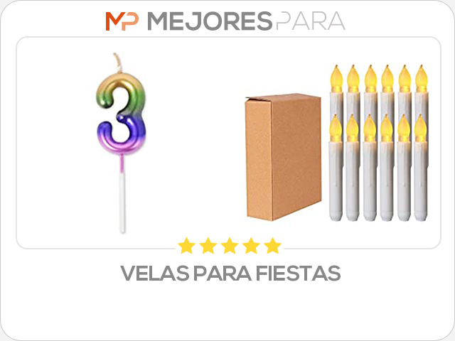 velas para fiestas