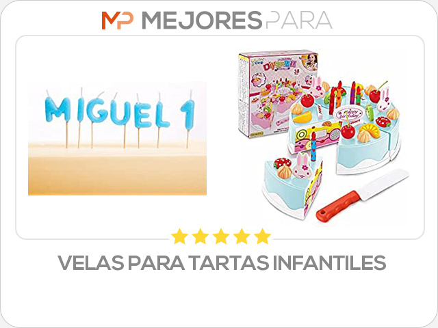 velas para tartas infantiles