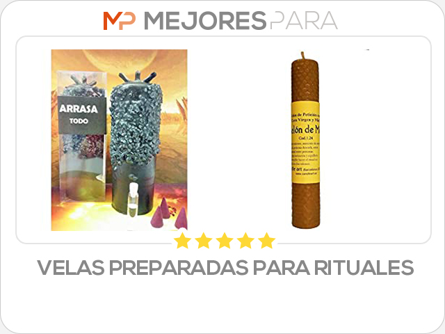 velas preparadas para rituales