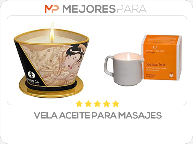 vela aceite para masajes