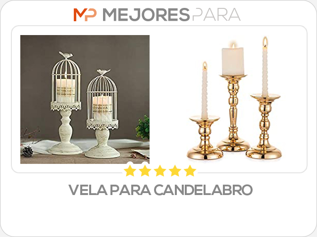 vela para candelabro