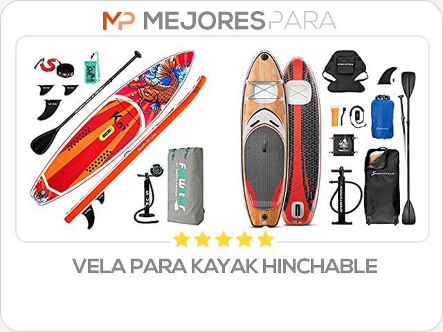 vela para kayak hinchable