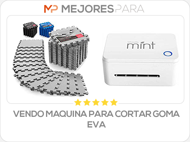 vendo maquina para cortar goma eva