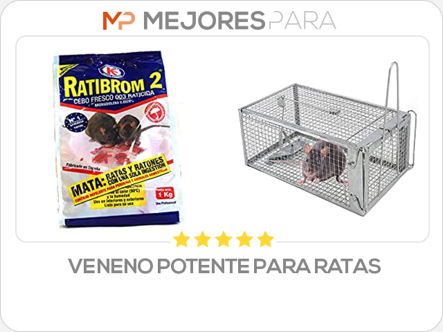 veneno potente para ratas