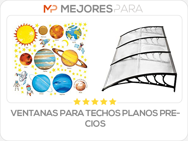 ventanas para techos planos precios