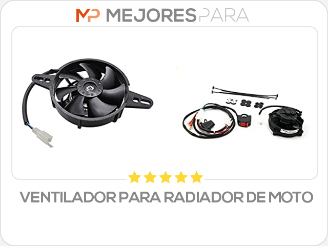 ventilador para radiador de moto