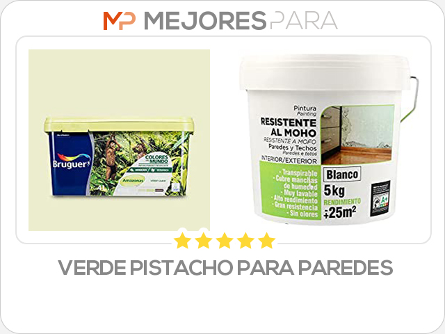 verde pistacho para paredes