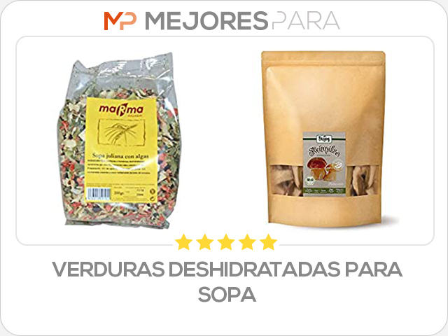 verduras deshidratadas para sopa