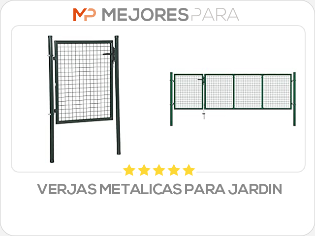 verjas metalicas para jardin