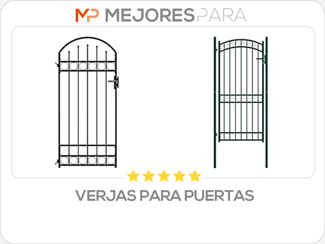 verjas para puertas