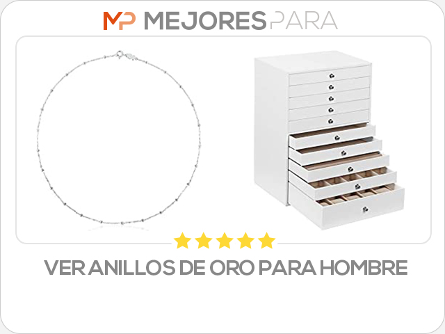 ver anillos de oro para hombre