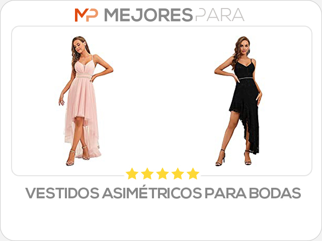 vestidos asimétricos para bodas