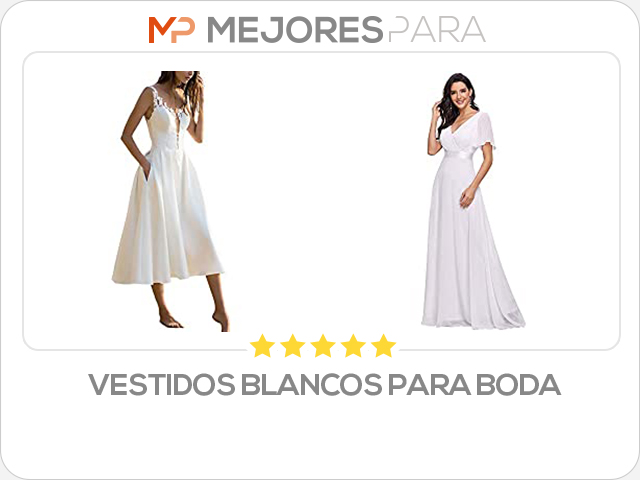 vestidos blancos para boda