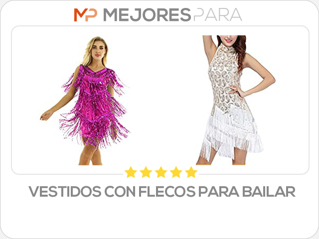 vestidos con flecos para bailar