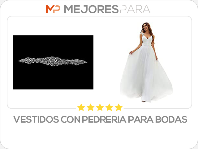 vestidos con pedreria para bodas