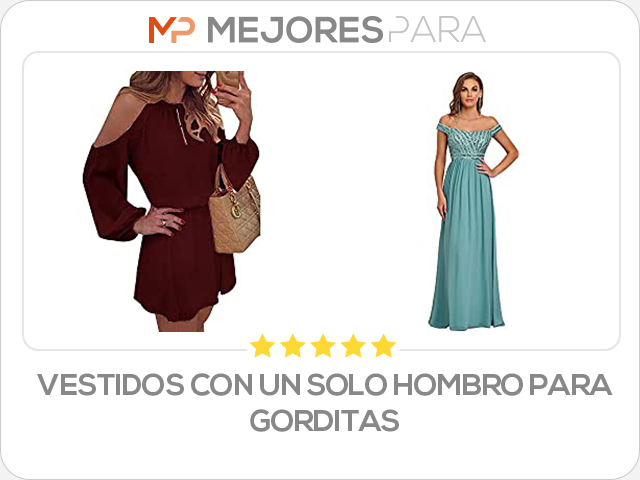 vestidos con un solo hombro para gorditas