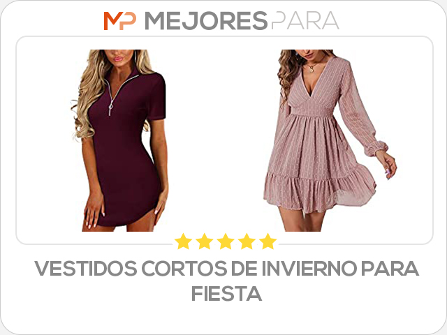 vestidos cortos de invierno para fiesta