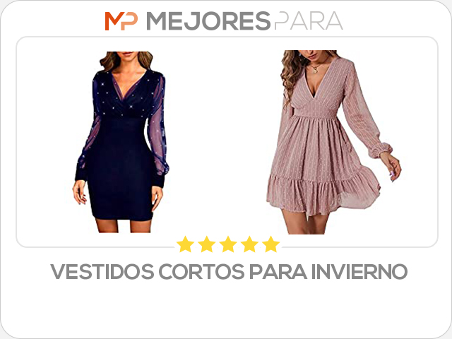 vestidos cortos para invierno