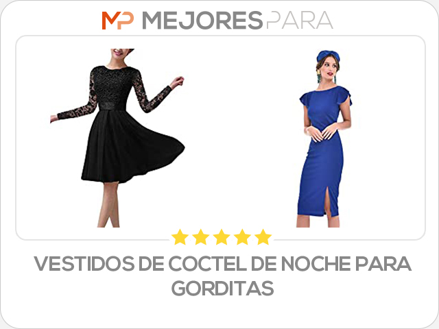 vestidos de coctel de noche para gorditas